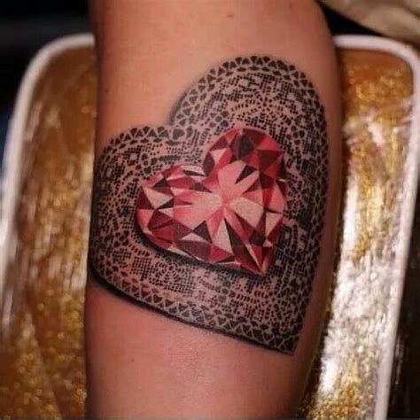 black diamond tattoo|love heart diamond tattoo design.